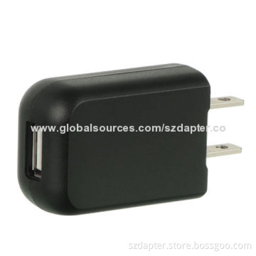 5V/1A Mobile Phone Charger with UL/FCC/RoHS Certifications